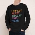 Gen Z Alpha Back To School Low Key Ready To Slay This Year Youth Long Sleeve Tee Gen Z Alpha Back To School Low Key Ready To Slay This Year Youth Long Sleeve Tee