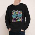 Goodbye 1st Grade Hello 2nd Grade Graduation Back To School Youth Long Sleeve Tee
