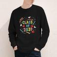 Graduation Class Of 2039 Groow With Me Senior Back To School Youth Long Sleeve Tee