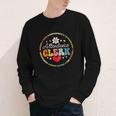 Groovy Attendance Clerk Back To School Appreciation Week Youth Long Sleeve Tee