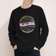 Groovy College Advisor Appreciation Week Back To School Youth Long Sleeve Tee Groovy College Advisor Appreciation Week Back To School Youth Long Sleeve Tee