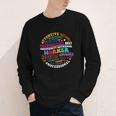 Groovy Community Outreach Worker Back To School Youth Long Sleeve Tee