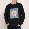 Groovy Preschool Cute Back To School First Day Of Pre K Youth Long Sleeve Tee Groovy Preschool Cute Back To School First Day Of Pre K Youth Long Sleeve Tee