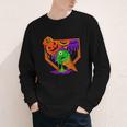 Halloween Baseball Ice Cream Drip Boys Girls Youth Youth Long Sleeve Tee