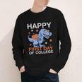 Happy First Day Of CollegeRex Dinosaur Back To School Youth Long Sleeve Tee Happy First Day Of CollegeRex Dinosaur Back To School Youth Long Sleeve Tee
