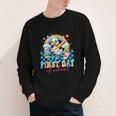 Happy First Day Of School Goose Cute Duck Back To School Youth Long Sleeve Tee Happy First Day Of School Goose Cute Duck Back To School Youth Long Sleeve Tee