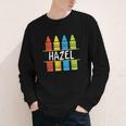 Hazel Crayon Back To School Kids Youth Long Sleeve Tee Hazel Crayon Back To School Kids Youth Long Sleeve Tee