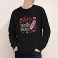 Hello Second Grade Colorful Pencil Tie Dye Back To School Youth Long Sleeve Tee Hello Second Grade Colorful Pencil Tie Dye Back To School Youth Long Sleeve Tee