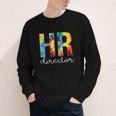 HR Director For Work Tie Dye Back To School Appreciation Day Youth Long Sleeve Tee HR Director For Work Tie Dye Back To School Appreciation Day Youth Long Sleeve Tee