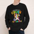 I'm Ready To Crush 1st Grade Dabbing Unicorn Back To School Youth Long Sleeve Tee I'm Ready To Crush 1st Grade Dabbing Unicorn Back To School Youth Long Sleeve Tee