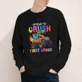 I'm Ready To Crush First Grade Dinosaur Truck Back To School Youth Long Sleeve Tee I'm Ready To Crush First Grade Dinosaur Truck Back To School Youth Long Sleeve Tee
