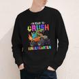 I'm Ready To Crush Kindergarten Dinosaur Dino Back To School Youth Long Sleeve Tee