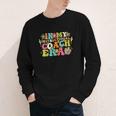 In My Instructional Coach Era Groovy Back To School Youth Long Sleeve Tee