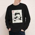 Japanese Grumpy Frog Baseball Player Baseball Youth Long Sleeve Tee Japanese Grumpy Frog Baseball Player Baseball Youth Long Sleeve Tee