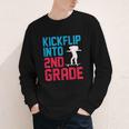 Kickflip Into 2nd Grade Skateboard Lover Back To School Youth Long Sleeve Tee Kickflip Into 2nd Grade Skateboard Lover Back To School Youth Long Sleeve Tee