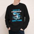 Kids Back To School Watch Out Kindergarten Here I Come Shark Boys Youth Long Sleeve Tee