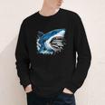 Kids Shark With School Books Back To School Shark Lovers Youth Long Sleeve Tee Kids Shark With School Books Back To School Shark Lovers Youth Long Sleeve Tee