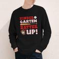 Kindergarten Batter Up Back To School Baseball Player Boys Youth Long Sleeve Tee