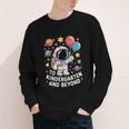 To Kindergarten And Beyond Astronaut Space Back To School Youth Long Sleeve Tee To Kindergarten And Beyond Astronaut Space Back To School Youth Long Sleeve Tee