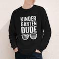 Kindergarten Dude First Day Back To School Boys Kids Youth Long Sleeve Tee Kindergarten Dude First Day Back To School Boys Kids Youth Long Sleeve Tee