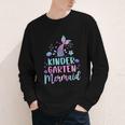 Kindergarten Mermaid Back To School Girls First Day Kinder Youth Long Sleeve Tee