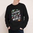 Learning Is Out Of This World Back To School Youth Long Sleeve Tee