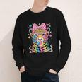 Leopard Glasses Blowing Bubble Gum Back To School Kids Youth Long Sleeve Tee Leopard Glasses Blowing Bubble Gum Back To School Kids Youth Long Sleeve Tee
