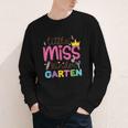 Little Miss Kindergarten First Day Back To School Girls Cute Youth Long Sleeve Tee Little Miss Kindergarten First Day Back To School Girls Cute Youth Long Sleeve Tee