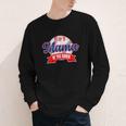Mama Rookie Of Year 1st Birthday Baseball Theme Matching Youth Long Sleeve Tee