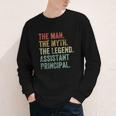 Man Myth The Legend Assistant Principal Dad Back To School Youth Long Sleeve Tee Man Myth The Legend Assistant Principal Dad Back To School Youth Long Sleeve Tee