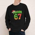 Mason 67 Christmas Ice Cream Drip Meme Six Seven Baseball Youth Long Sleeve Tee Mason 67 Christmas Ice Cream Drip Meme Six Seven Baseball Youth Long Sleeve Tee