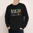 Math Coach For Work Tie Dye Back To School Appreciation Day Youth Long Sleeve Tee Math Coach For Work Tie Dye Back To School Appreciation Day Youth Long Sleeve Tee