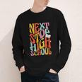 Middle School Gradution Back To School Next Stop High School Youth Long Sleeve Tee