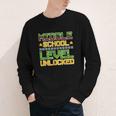 Middle School Level Unlocked Gamer Back To School Youth Long Sleeve Tee Middle School Level Unlocked Gamer Back To School Youth Long Sleeve Tee