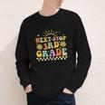 Next Stop 3rd Grade Groovy Retro Third Grade Back To School Youth Long Sleeve Tee
