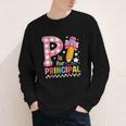 P Is For Principal Back To School Pencil Bow Principal Women Youth Long Sleeve Tee P Is For Principal Back To School Pencil Bow Principal Women Youth Long Sleeve Tee