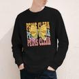 Peims Clerk Groovy Coquette Bow Cute Back To School Youth Long Sleeve Tee Peims Clerk Groovy Coquette Bow Cute Back To School Youth Long Sleeve Tee