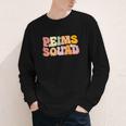 PEIMS Squad Groovy Back To School Women Appreciation Youth Long Sleeve Tee PEIMS Squad Groovy Back To School Women Appreciation Youth Long Sleeve Tee