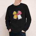 Pencil Coquette Bow Happy First Day Of School Back To School Youth Long Sleeve Tee Pencil Coquette Bow Happy First Day Of School Back To School Youth Long Sleeve Tee