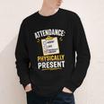 Physically Present Mentally Absent Back To School Youth Long Sleeve Tee