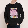 Pink 4th Grade Vibes Smile Face Back To School Fourth Grade Youth Long Sleeve Tee Pink 4th Grade Vibes Smile Face Back To School Fourth Grade Youth Long Sleeve Tee
