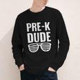 Pre-K Dude First Day Back To School Preschool Boys Kid Youth Long Sleeve Tee Pre-K Dude First Day Back To School Preschool Boys Kid Youth Long Sleeve Tee