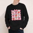 Preppy Back To School 3rd Grade Is My Jam Strawberry Bow Youth Long Sleeve Tee