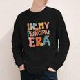 In My Principal Era Retro Groovy Back To School Principal Youth Long Sleeve Tee In My Principal Era Retro Groovy Back To School Principal Youth Long Sleeve Tee