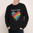 Rainbow Pencil Heart Back To School Creative Youth Long Sleeve Tee Rainbow Pencil Heart Back To School Creative Youth Long Sleeve Tee
