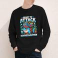 Ready To Attack Kindergarten Pirate Shark Back To School Youth Long Sleeve Tee Ready To Attack Kindergarten Pirate Shark Back To School Youth Long Sleeve Tee