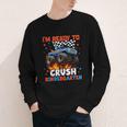 Ready To Crush Kindergarten Monster Truck Back To School Boy Youth Long Sleeve Tee Ready To Crush Kindergarten Monster Truck Back To School Boy Youth Long Sleeve Tee