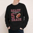 Ready To Tackle 5th Grade Back To School First Day Of School Youth Long Sleeve Tee