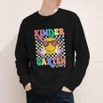 Retro Groovy Kinder Garten Vibes Smile Team Back To School Youth Long Sleeve Tee Retro Groovy Kinder Garten Vibes Smile Team Back To School Youth Long Sleeve Tee