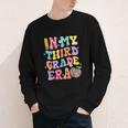 Retro Groovy In My Third Grade Era First Day Back To School Youth Long Sleeve Tee Retro Groovy In My Third Grade Era First Day Back To School Youth Long Sleeve Tee